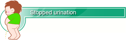 Stopped urination